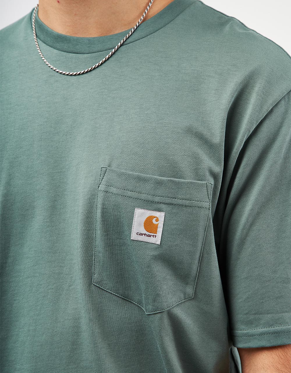 Carhartt WIP S/S Pocket T-Shirt - Duck Green