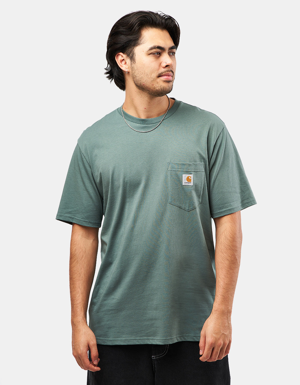 Carhartt WIP S/S Pocket T-Shirt - Duck Green