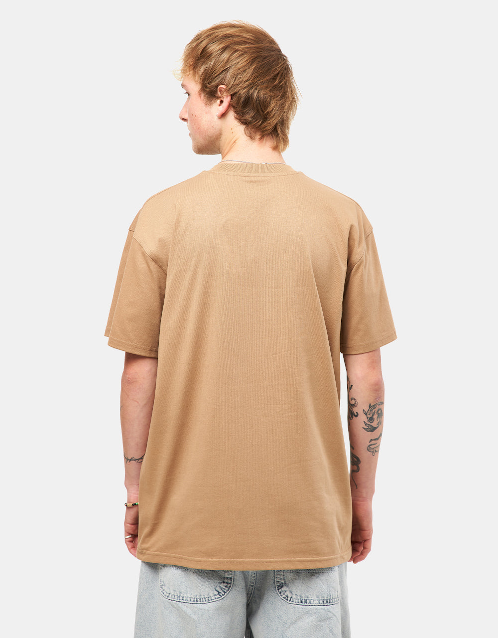 Carhartt WIP American Script T-Shirt - Peanut