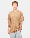 Carhartt WIP American Script T-Shirt - Peanut