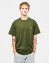 T-shirt Carhartt WIP con scritta americana - Dragoncello