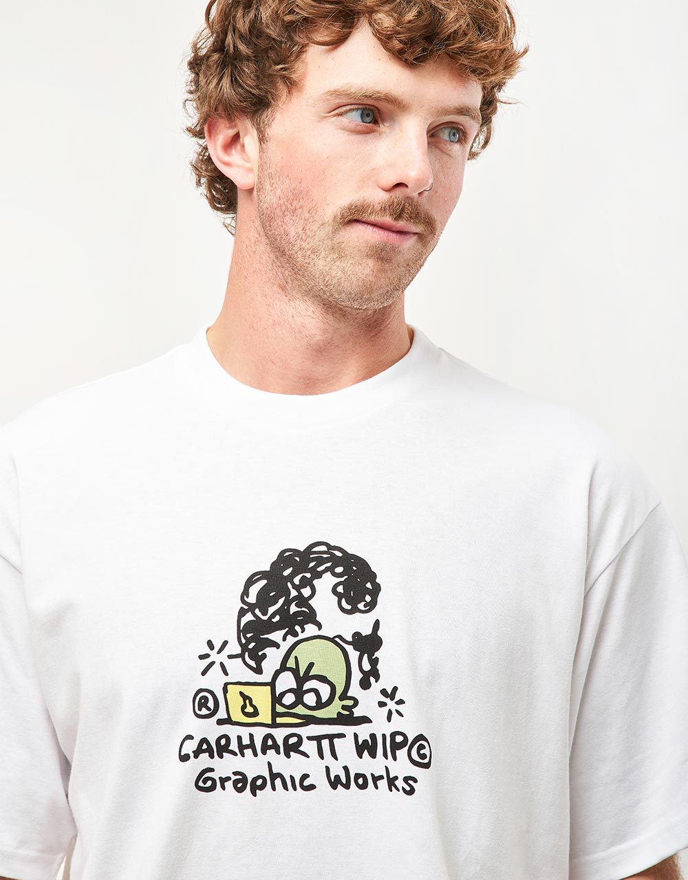 T-shirt Carhartt WIP Graphic Works - Blanc