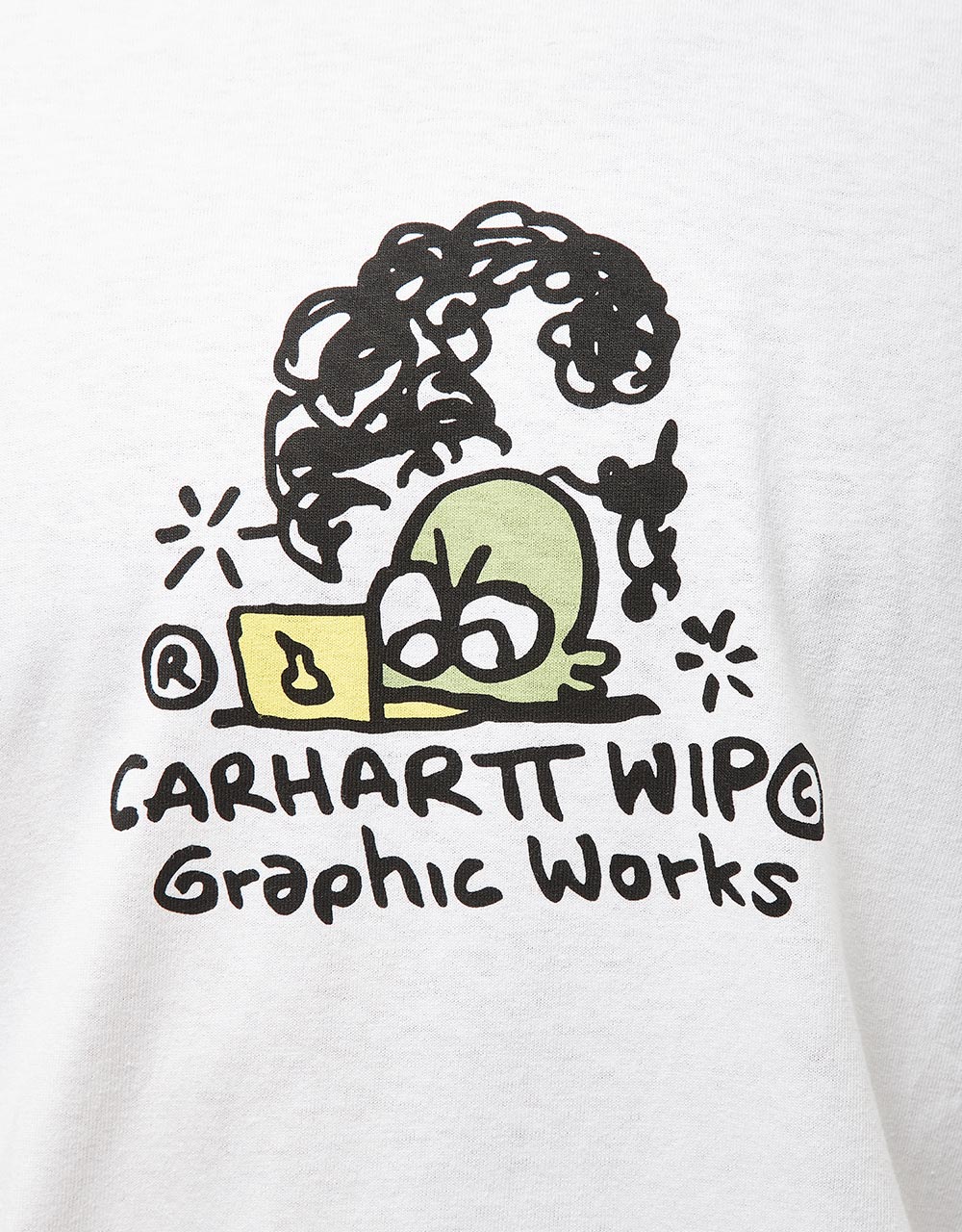 T-shirt Carhartt WIP Graphic Works - bianca