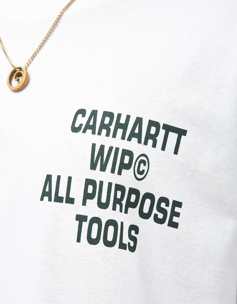 Tričko Carhartt WIP Cross Screw – bílé