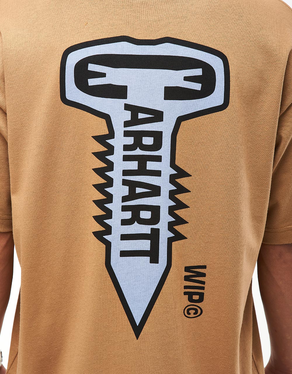 T-shirt Carhartt WIP Cross Screw - Cacahuète