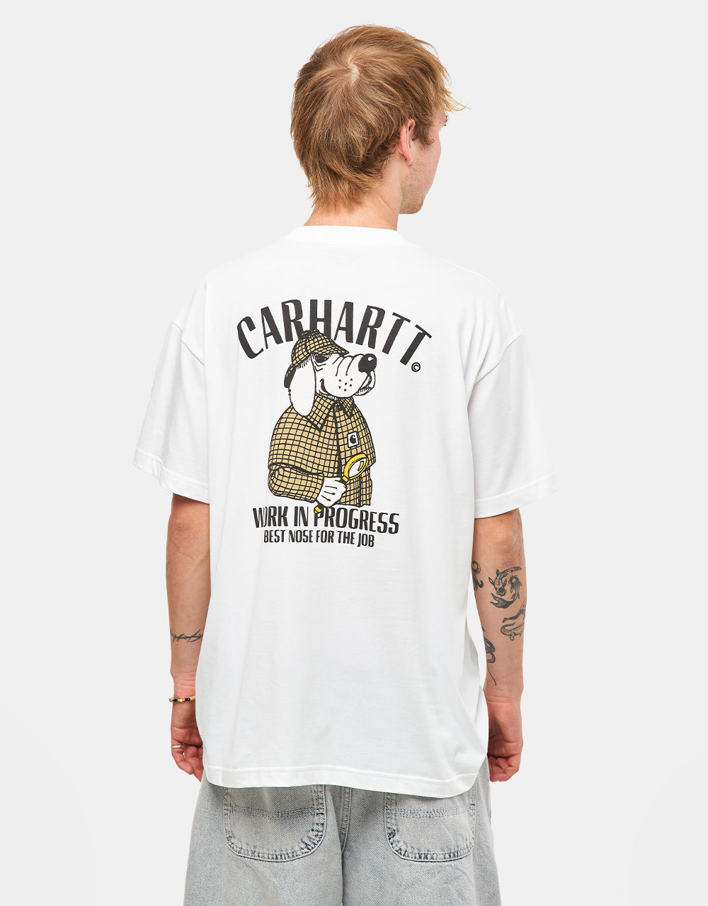 Camiseta Carhartt WIP Inspector - Blanco