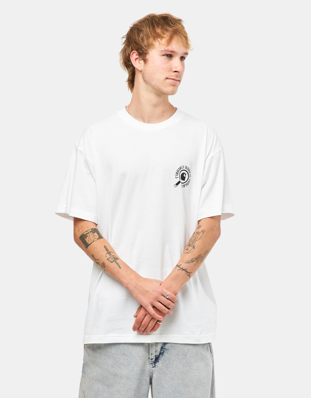 Camiseta Carhartt WIP Inspector - Blanco