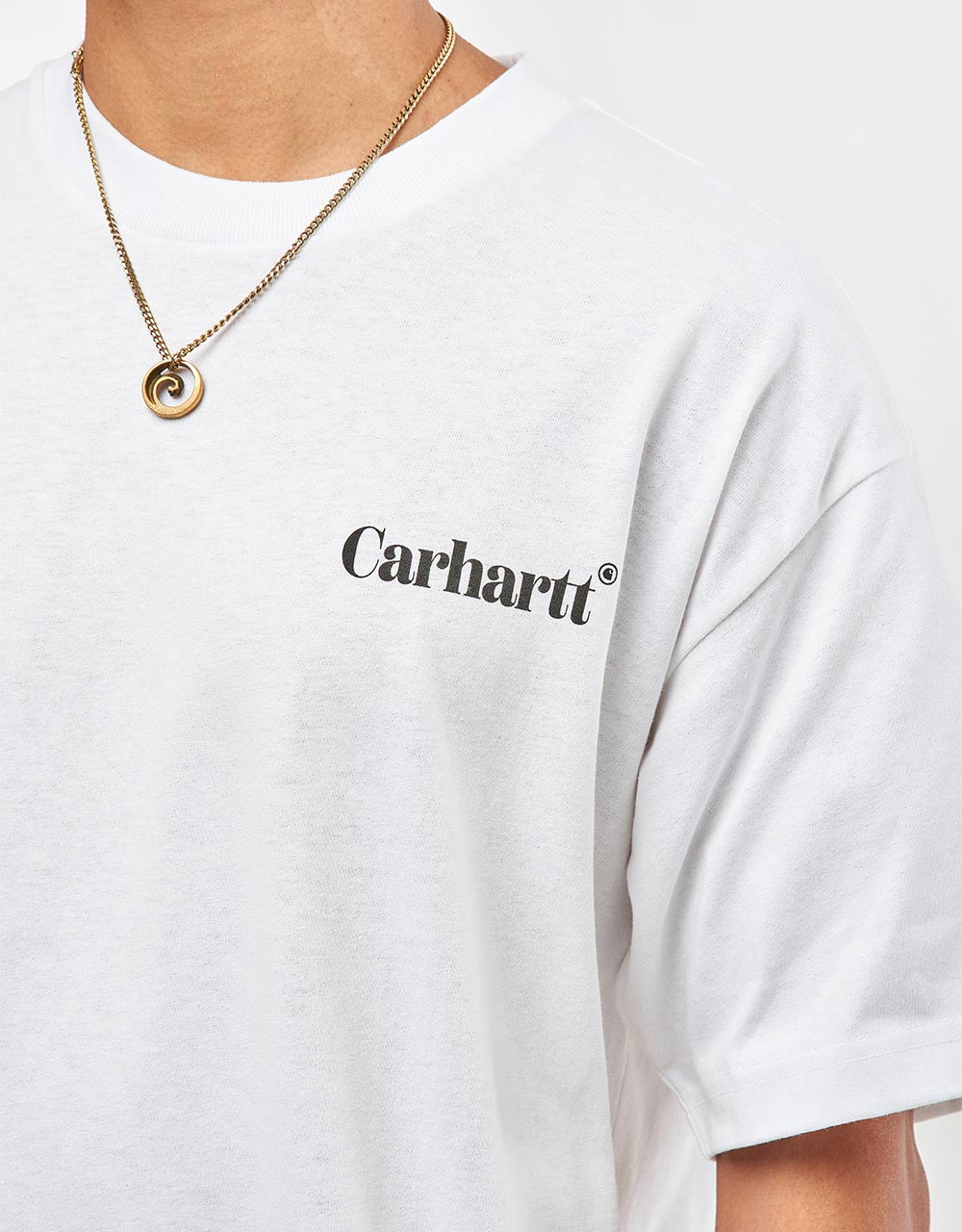 Camiseta Carhartt WIP Fold Duck - Blanco