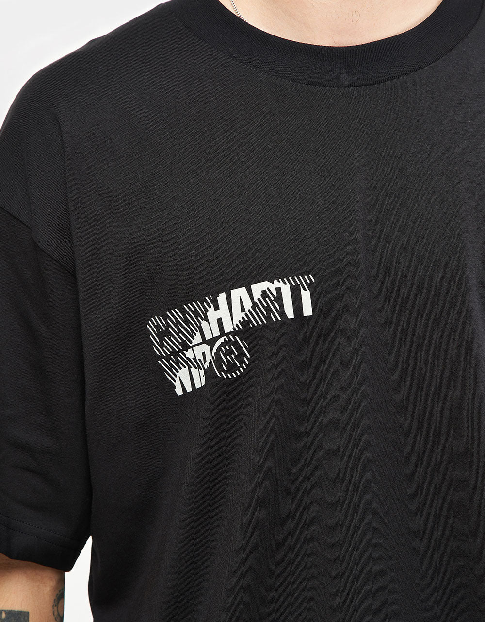 Camiseta Carhartt WIP Jalou C - Negro/Gris