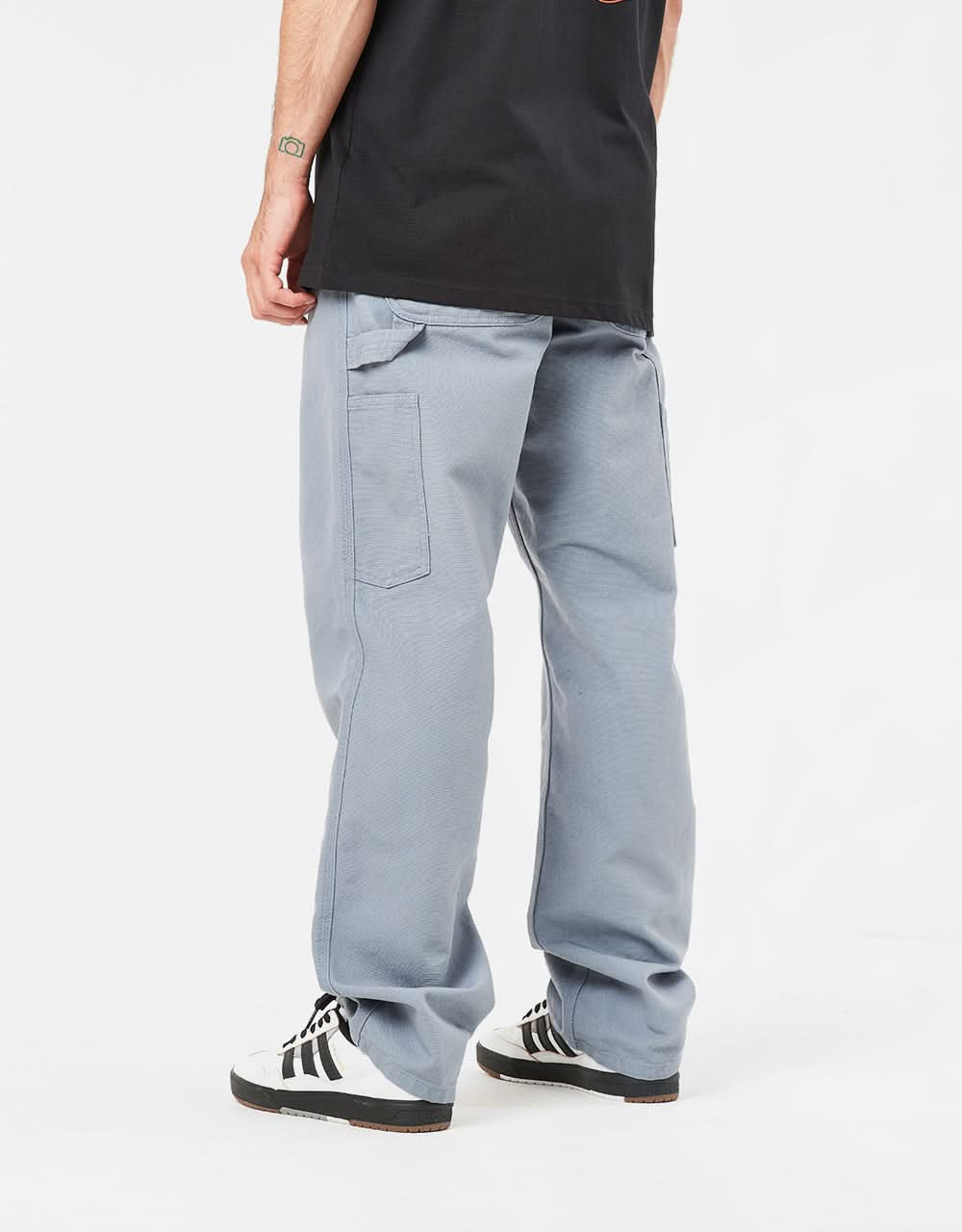 Pantalon Carhartt WIP Single Knee - Dove Grey (rincé)