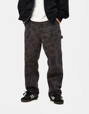 Carhartt WIP Duck Single Knee Pant - Camo Duck/Verde/Grafite (tinto in capo)