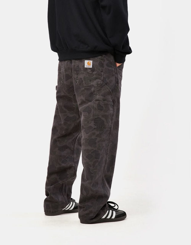 Carhartt WIP Duck Single Knee Pant - Camo Duck/Green/Graphite (Garment Dyed)