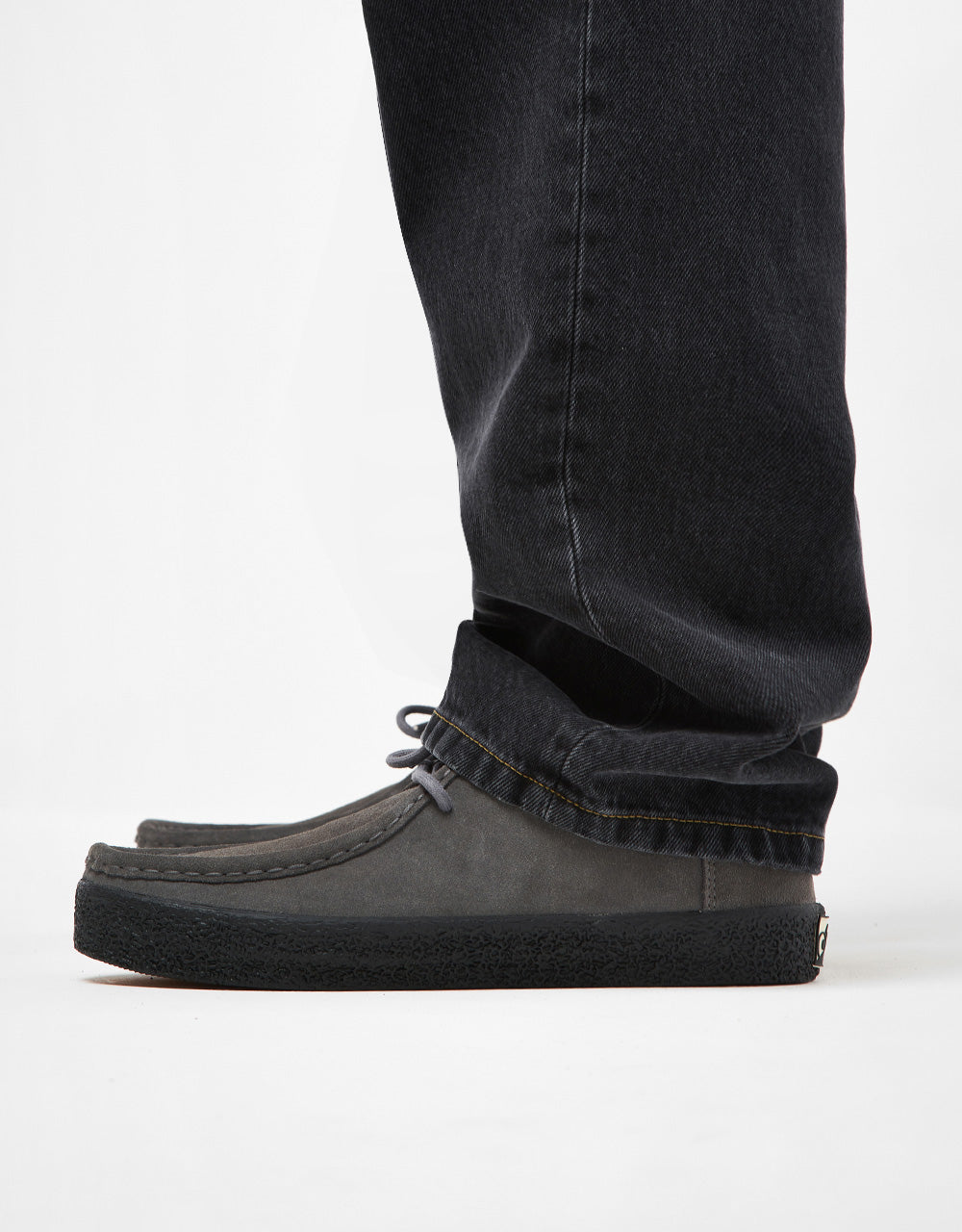 Carhartt WIP Aaron Pant - Black (Stone Washed)