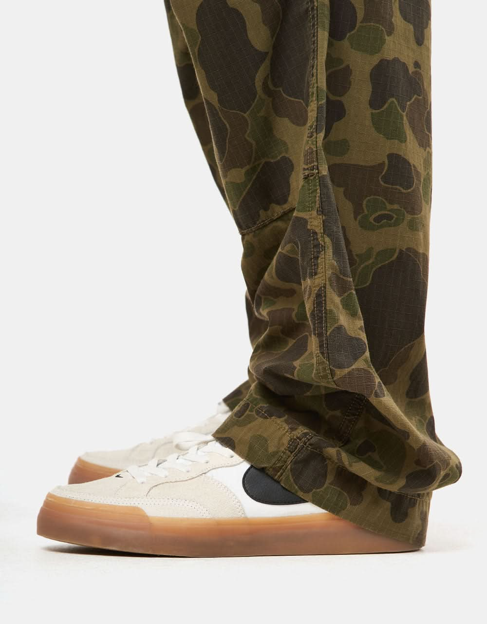 Carhartt WIP Duck Cargo Pant - Camo Duck/Green/Graphite (Garment Dyed)