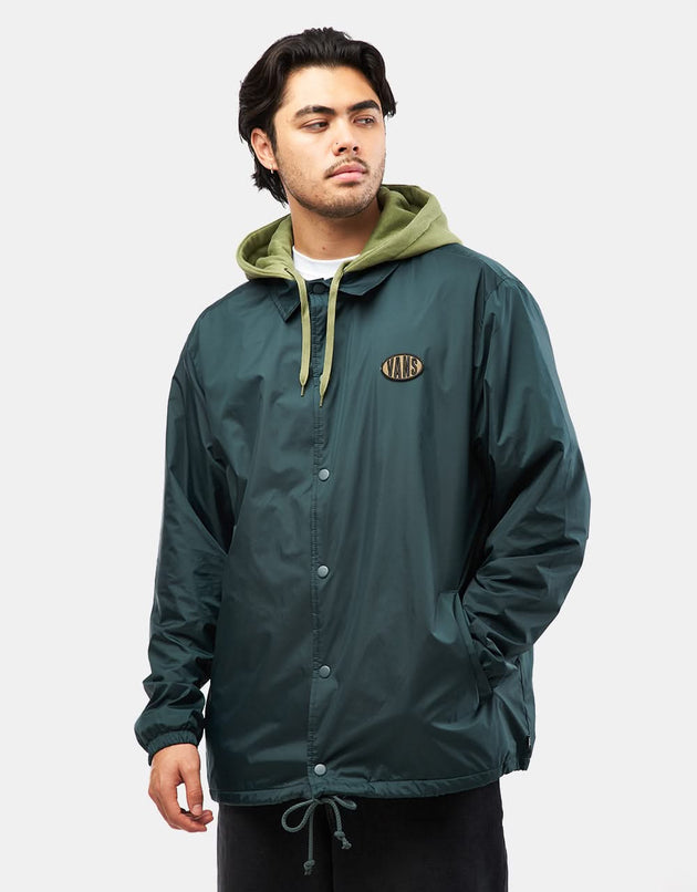 Vans Riley II Coach Jacket - Green Gables