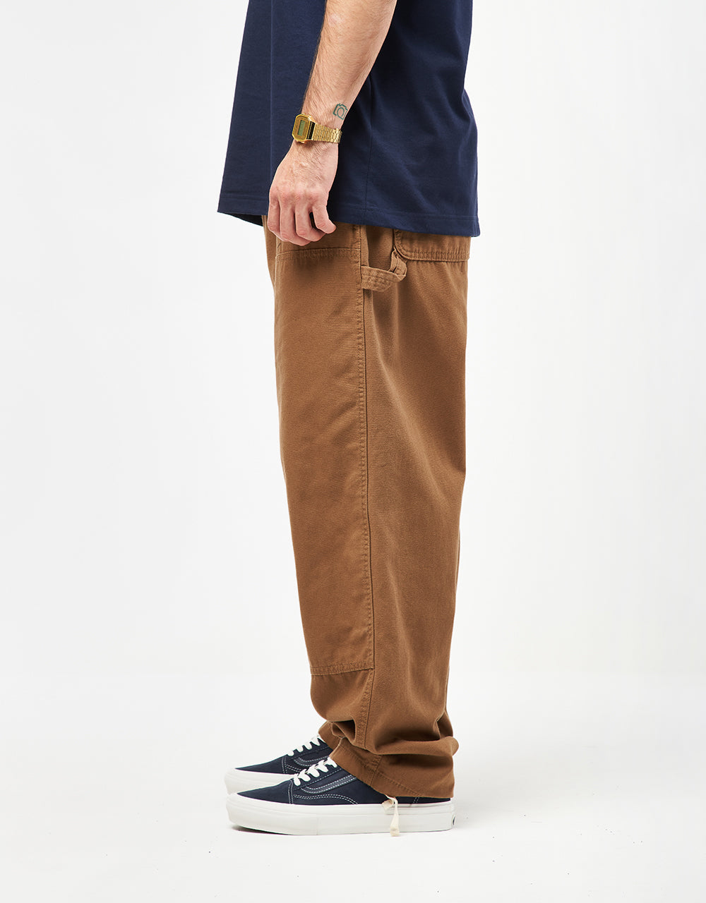 Vans Range Carpenter Canvas Baggy Tapered Pant - Sepia