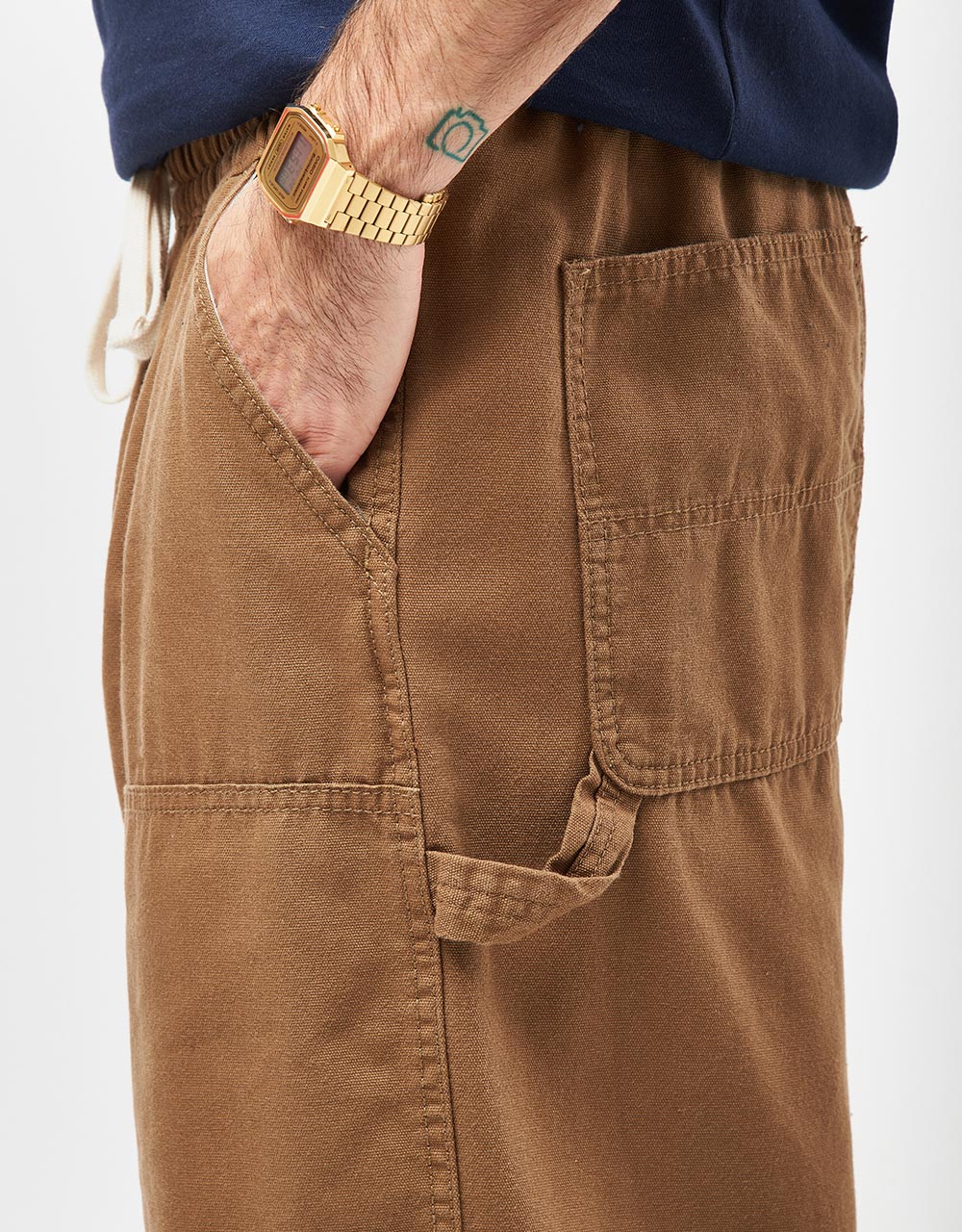 Vans Range Carpenter Canvas Baggy Tapered Pant - Sepia