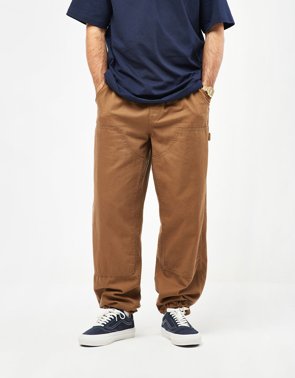 Vans Range Carpenter Canvas Baggy Tapered Pant - Sepia