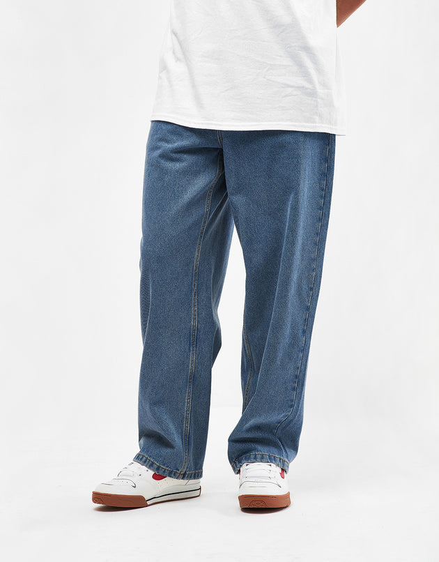 Vans Check-5 Baggy Denim Pant - Stonewash Blue