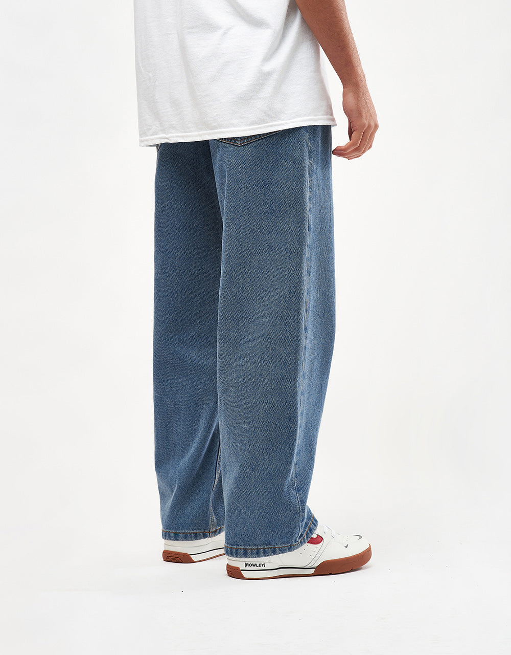 Vans Check-5 Baggy Denim Pant - Stonewash Blue