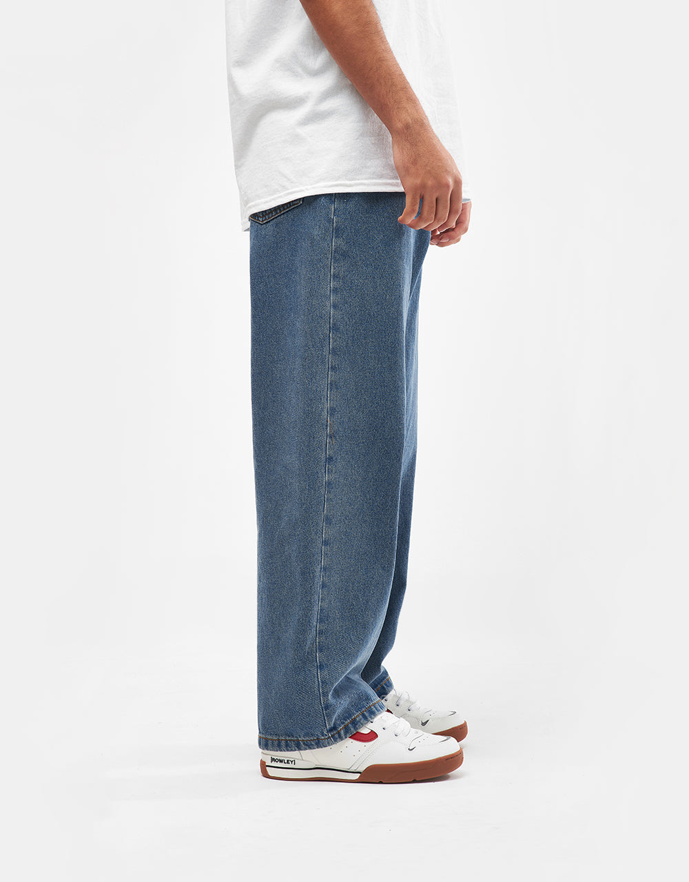 Vans Check-5 Baggy Denim Pant - Stonewash Blue