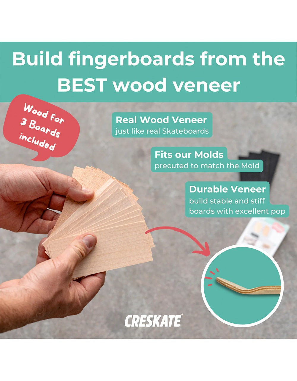 Creskate Standard Veneer - Multi