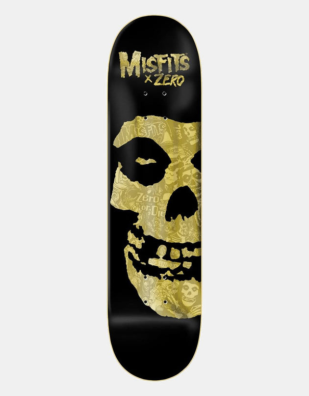 Zero x Misfits Fiend Skull Collage Skateboard Deck - 8.25"