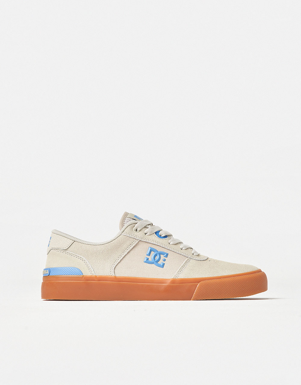 DC Teknic S Skate Shoes - White/Gum