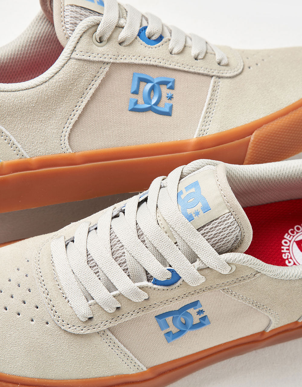 DC Teknic S Skate Shoes - White/Gum