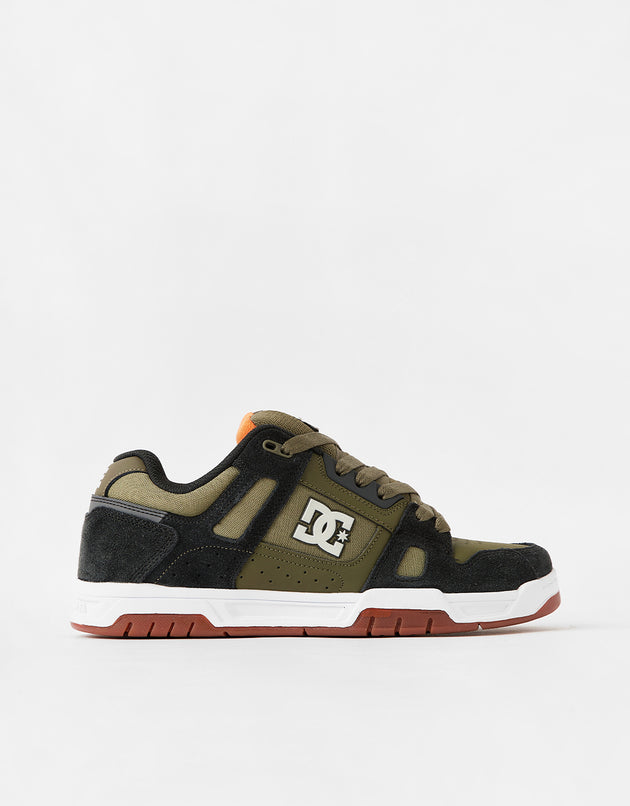 DC Stag Skate Shoes - Army/Olive