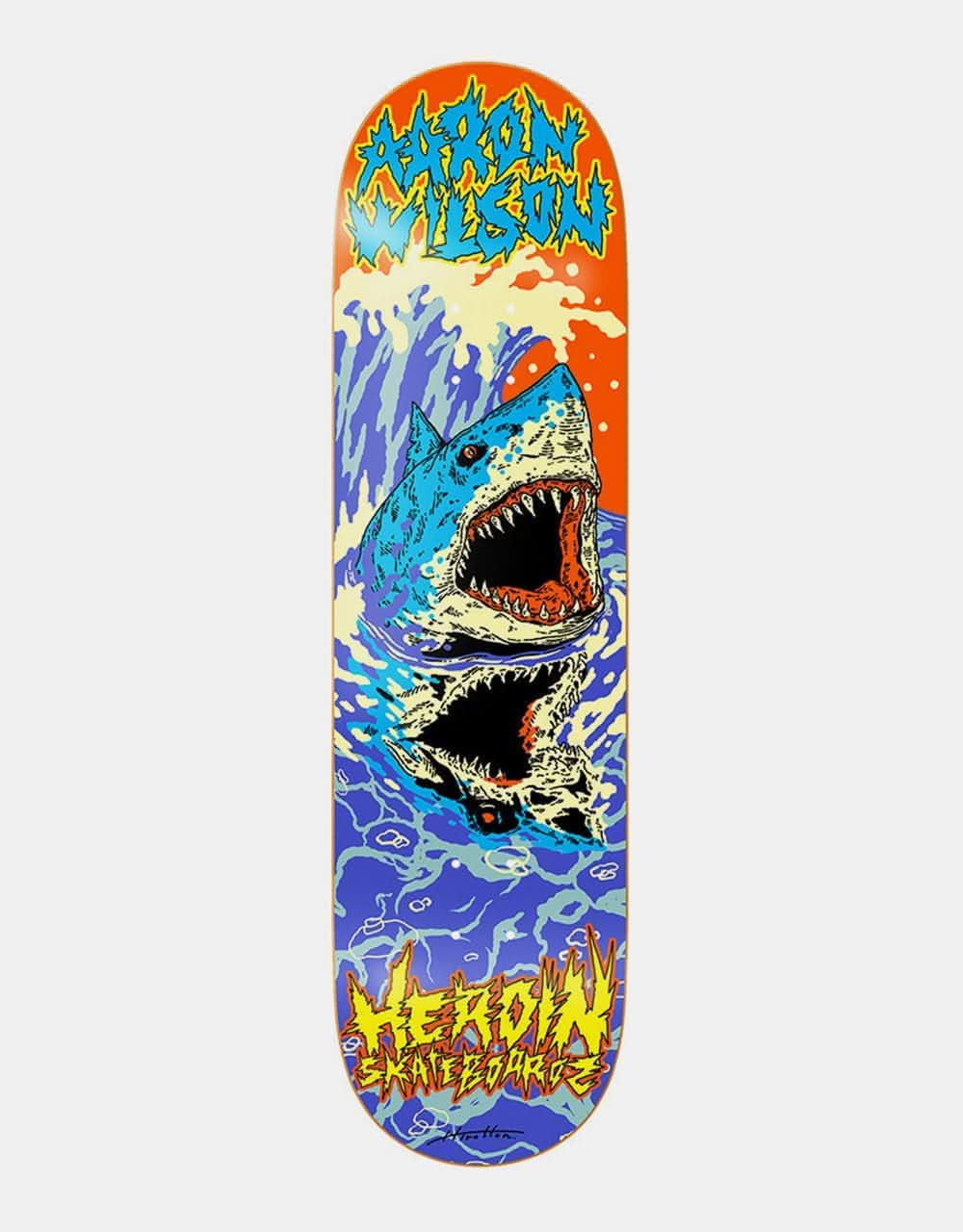 Heroin Wilson Reflections Skateboard Deck - 8.5”