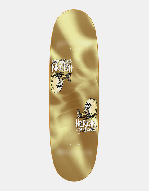 Planche de skateboard Heroin symétrique Gold Egg - 9,25"