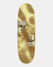 Heroin Symmetrical Gold Egg Skateboard Deck - 9.25”