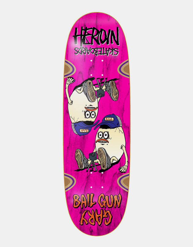 Tabla de skate Heroin Bail Gun Gary 4 - 9,75"