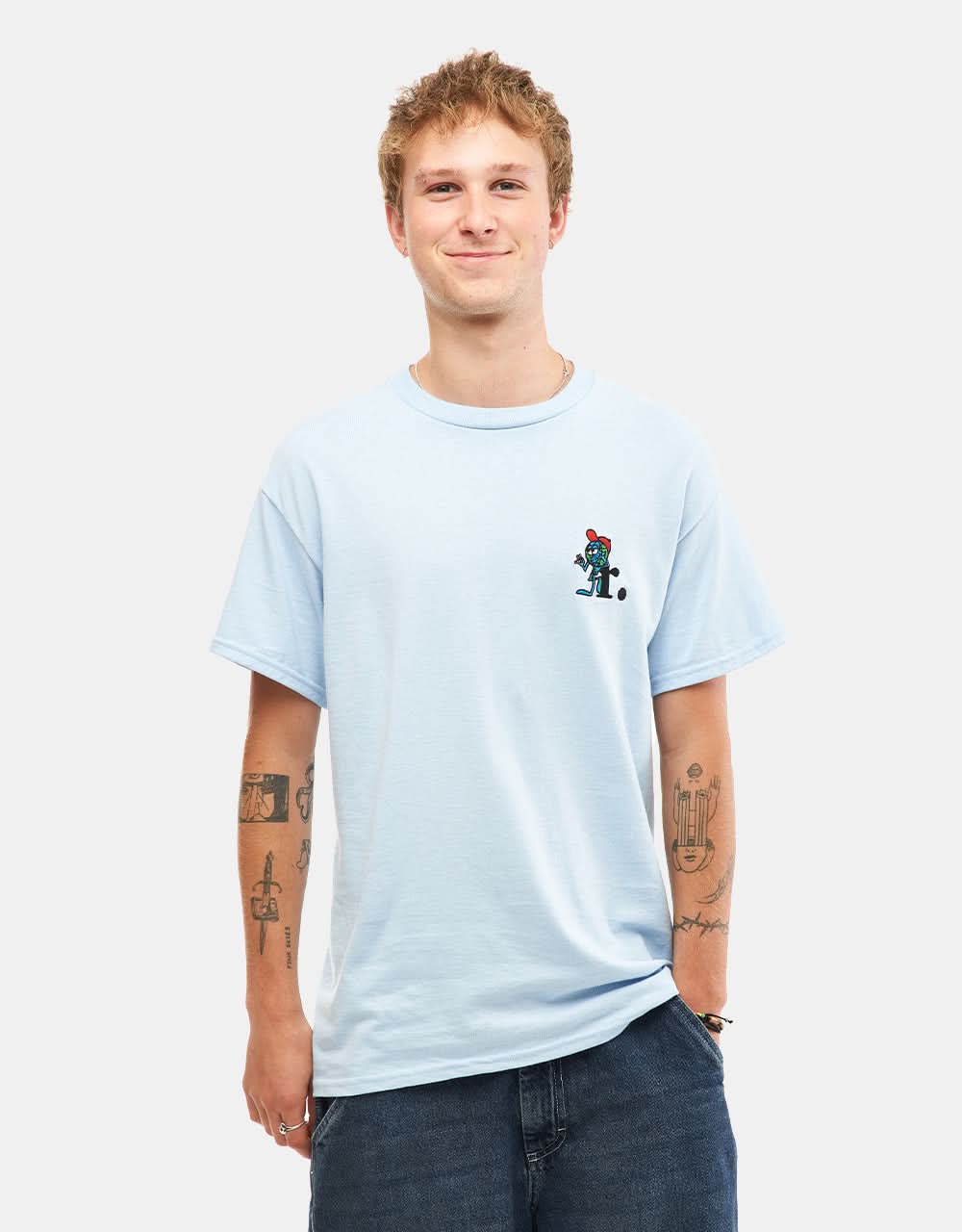 Route One Worldwide Chillers T-Shirt - Light Blue