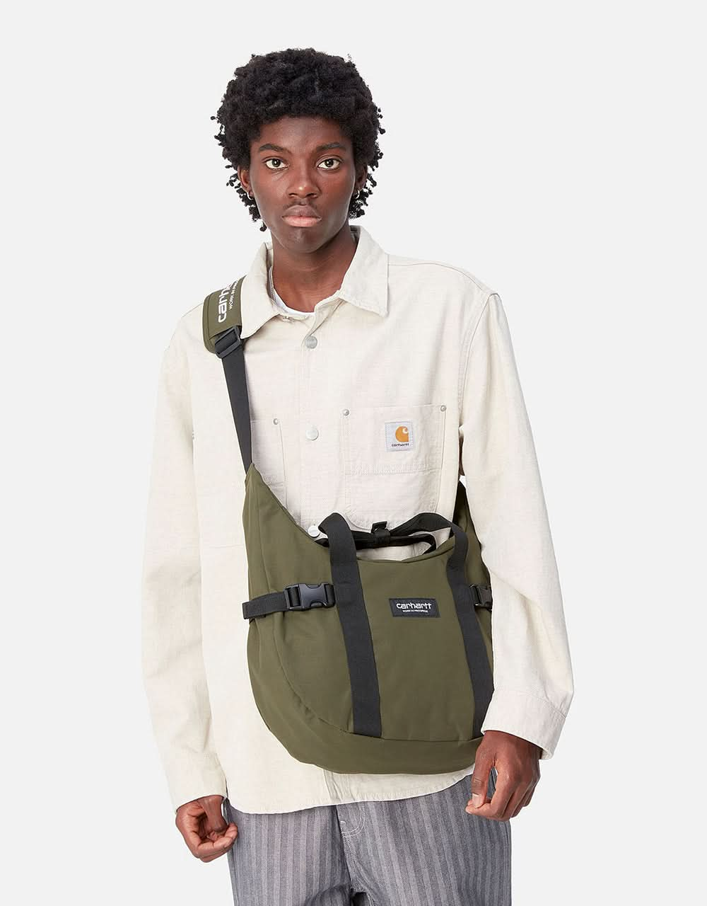 Sac moyen Carhartt WIP Kayton - Vert bureau