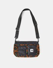 Carhartt WIP Orla Strap Bag - Camo Leo Jacquard/Tamarind/Black