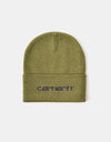 Gorro Carhartt WIP Script - Capulet/Aura