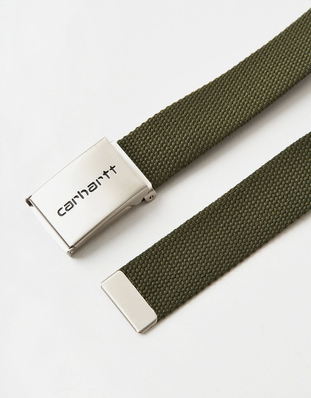 Carhartt WIP Chrome Clip Belt - Office Green