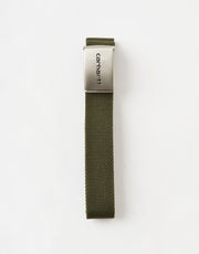 Carhartt WIP Clip Belt Chrome - Bureau Vert