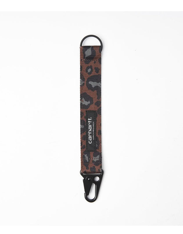 Porte-clés Carhartt WIP Jude - Camo Leo Jacquard/Tamarin