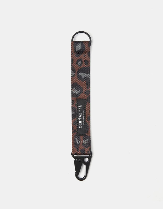 Carhartt WIP Jude Keyholder - Camo Leo Jacquard/Tamarind