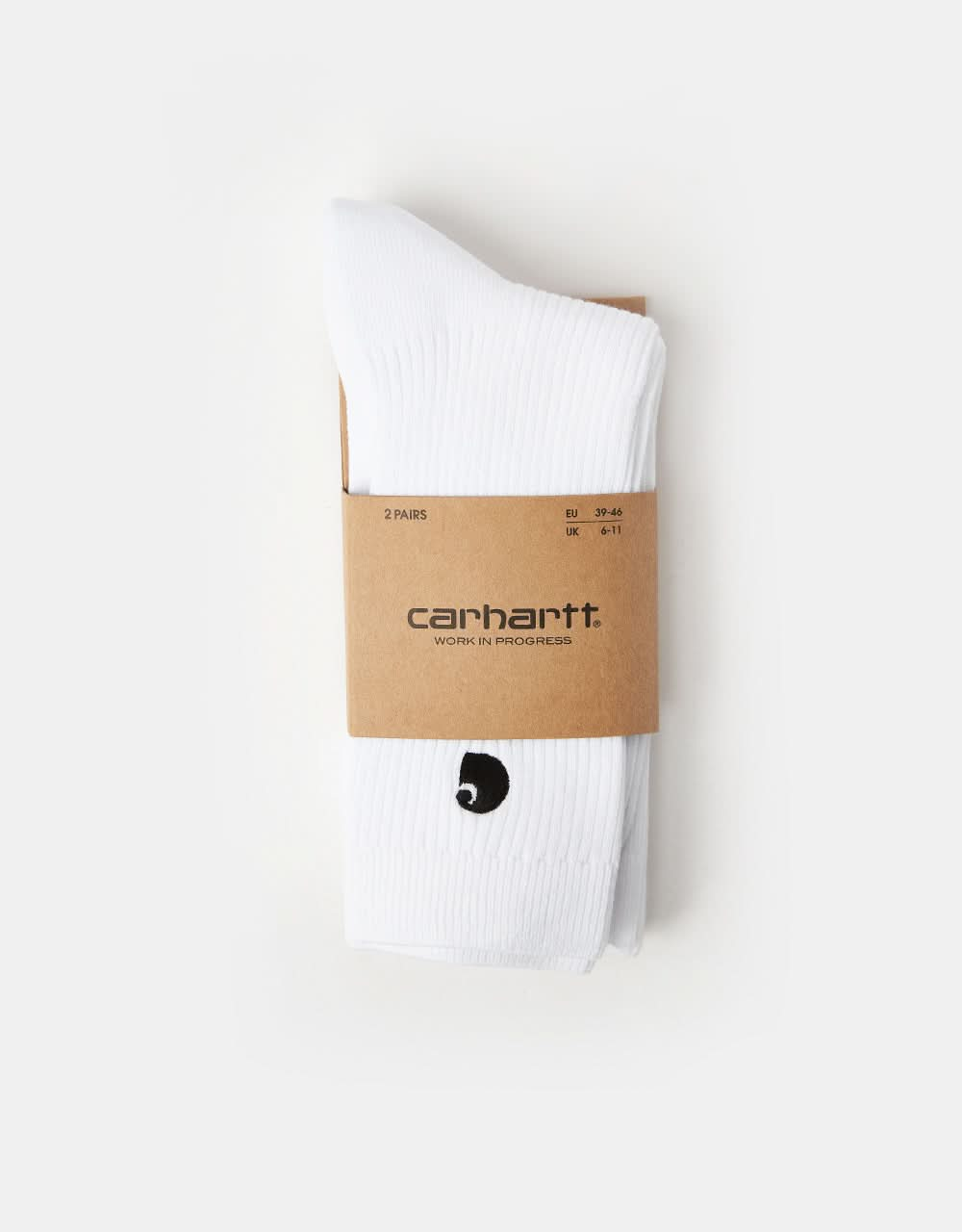 Carhartt WIP Madison Pack Socks - White/Black