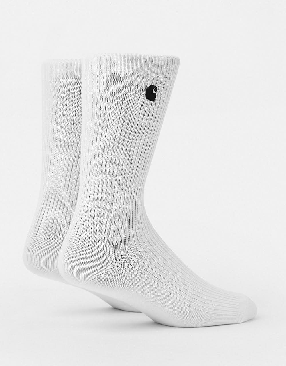 Chaussettes Carhartt WIP Madison Pack - Blanc/Noir