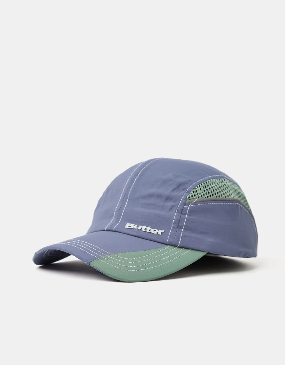 Butter Goods Race 4 Panel Cap - Navy