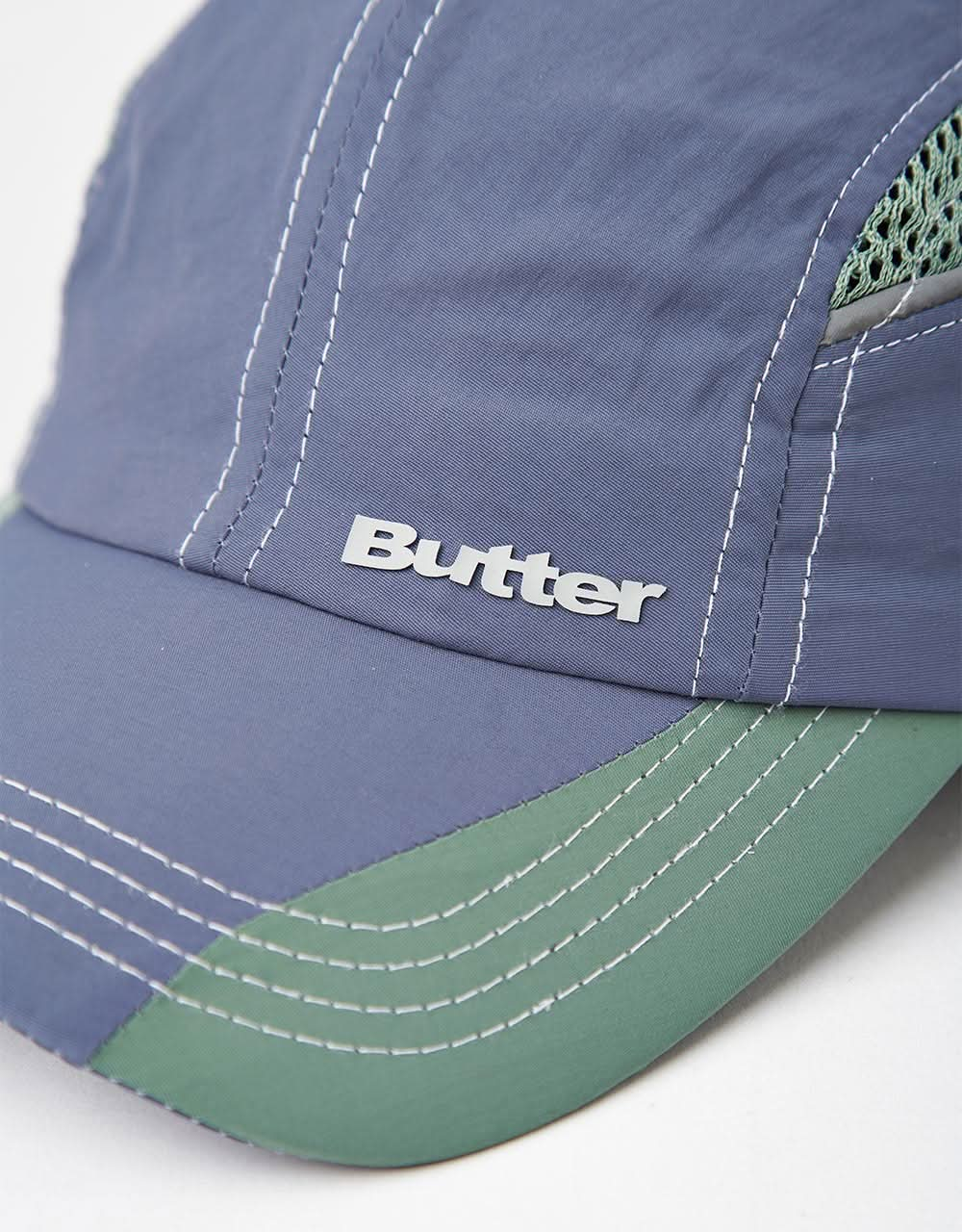 Butter Goods Race 4 Panel Cap - Navy