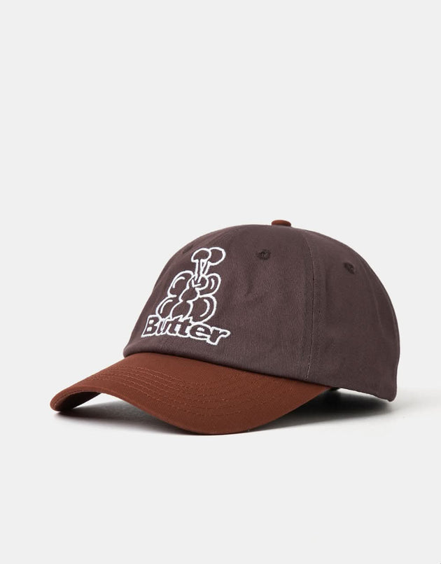 Butter Goods Bugs 6 Panel Cap - Redwood/Rust