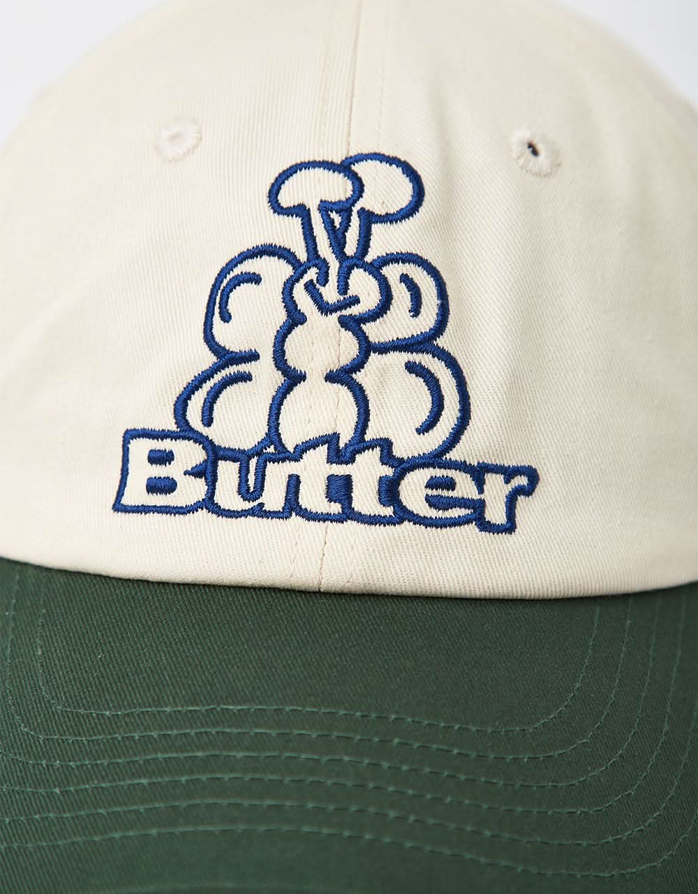 Butter Goods Bugs 6 Panel Cap - Natural/Forest