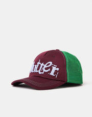 Butter Goods Breakdown Trucker Cap - Wine