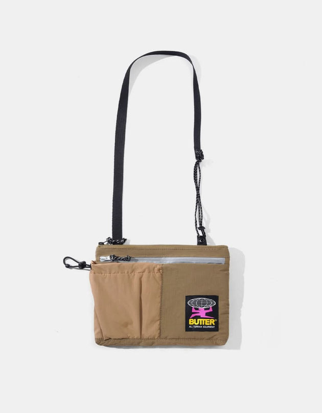 Borsa laterale Pace di Butter Goods - Marrone chiaro